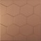 Ekena Millwork 19 5/8in. W x 19 5/8in. H Honeycomb EnduraWall Decorative 3D Wall Panel Covers 2.67 Sq. Ft. WP20X20HBCAC - alternate 1
